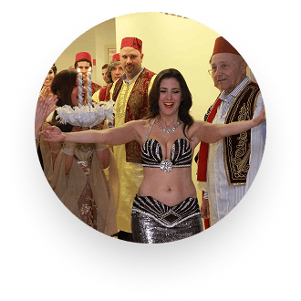 רקדנית בטן מקצועית לחינה