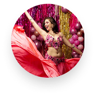 רקדנית בטן מקצועית ליום הולדת